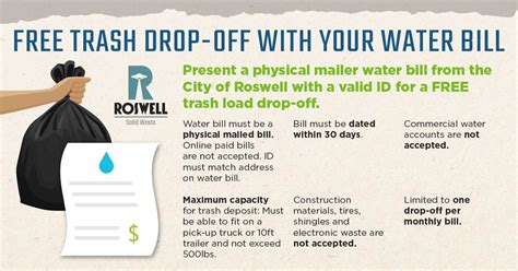 roswell trash bill.